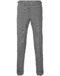 Pantaloni di lana scozzesi grigi di Paul Smith