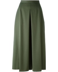 Pantaloni di lana verde oliva