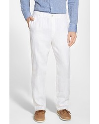 Pantaloni di lino bianchi