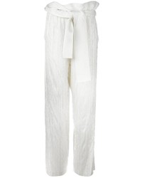 Pantaloni di seta bianchi di 3.1 Phillip Lim