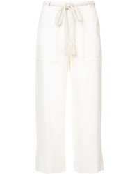 Pantaloni di seta bianchi di Jenni Kayne