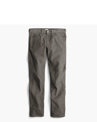 Pantaloni di velluto a coste grigio scuro