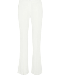 Pantaloni eleganti a pieghe bianchi