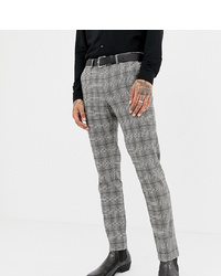 Pantaloni eleganti a quadri grigi di Heart & Dagger