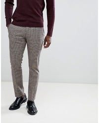Pantaloni eleganti a quadri grigi di Selected Homme