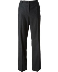Pantaloni eleganti a righe verticali neri di Dolce & Gabbana