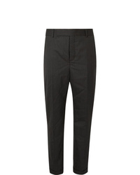 Pantaloni eleganti a righe verticali neri di Saint Laurent