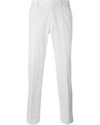 Pantaloni eleganti bianchi di Ermenegildo Zegna