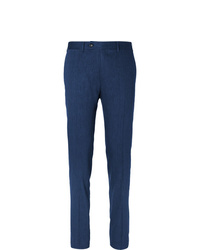 Pantaloni eleganti blu scuro di Canali