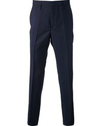 Pantaloni eleganti blu scuro di Jil Sander