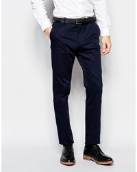 Pantaloni eleganti blu scuro di Selected