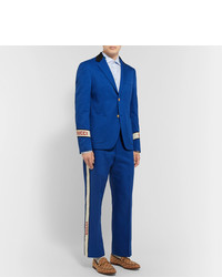 Pantaloni eleganti blu di Gucci