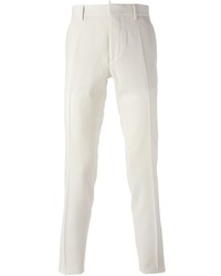 Pantaloni eleganti di lana bianchi