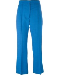 Pantaloni eleganti di lana blu