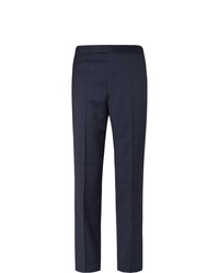Pantaloni eleganti di lana blu scuro di Gabriela Hearst