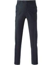 Pantaloni eleganti di lana blu scuro di Pt01