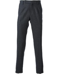 Pantaloni eleganti di lana grigio scuro di Ermanno Scervino
