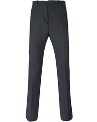 Pantaloni eleganti di lana grigio scuro di Jil Sander