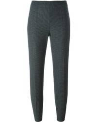 Pantaloni eleganti di lana grigio scuro di Piazza Sempione