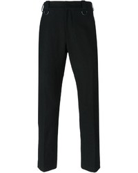 Pantaloni eleganti di lana neri di Ann Demeulemeester