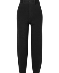 Pantaloni eleganti di lana neri di Balenciaga