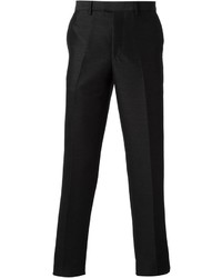 Pantaloni eleganti di lana neri di Emporio Armani