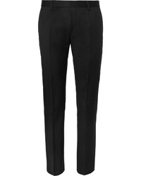 Pantaloni eleganti di lana neri di Hugo Boss