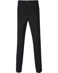 Pantaloni eleganti di lana neri di Jil Sander