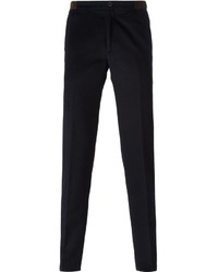 Pantaloni eleganti di lana neri di Kolor