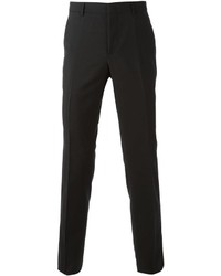 Pantaloni eleganti di lana neri di Lanvin