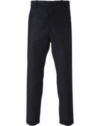 Pantaloni eleganti di lana neri di Marni