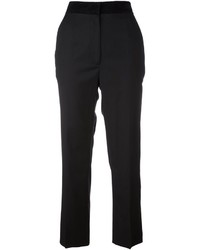 Pantaloni eleganti di lana neri di MM6 MAISON MARGIELA