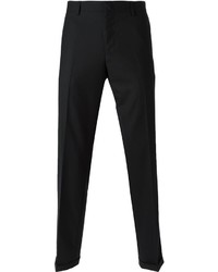 Pantaloni eleganti di lana neri di Paul Smith