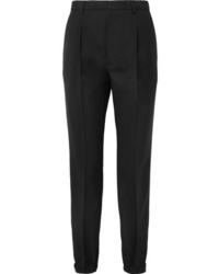 Pantaloni eleganti di lana neri di Prada
