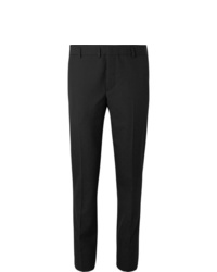 Pantaloni eleganti di lana neri di Saint Laurent