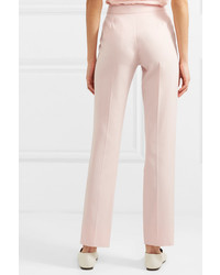 Pantaloni eleganti di lana rosa di Stella McCartney