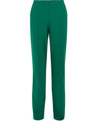 Pantaloni eleganti di lana verdi