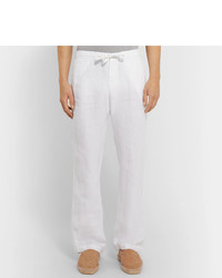 Pantaloni eleganti di lino bianchi di Orlebar Brown