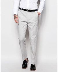 Pantaloni eleganti di lino grigi di Asos
