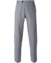 Pantaloni eleganti di lino grigi di Oliver Spencer