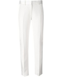 Pantaloni eleganti di seta bianchi di Victoria Beckham