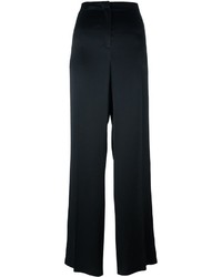 Pantaloni eleganti di seta neri di Alberta Ferretti