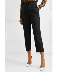 Pantaloni eleganti di seta neri di Dolce & Gabbana