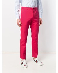 Pantaloni eleganti fucsia di Gucci