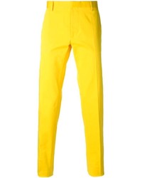 Pantaloni eleganti gialli di DSQUARED2