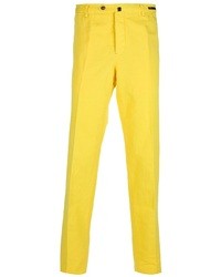 Pantaloni eleganti gialli di Pt01