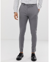 Pantaloni eleganti grigi di ASOS DESIGN