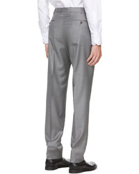 Pantaloni eleganti grigi di Ermenegildo Zegna