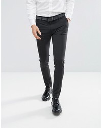 Pantaloni eleganti grigio scuro di ASOS DESIGN