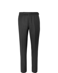 Pantaloni eleganti grigio scuro di Ermenegildo Zegna